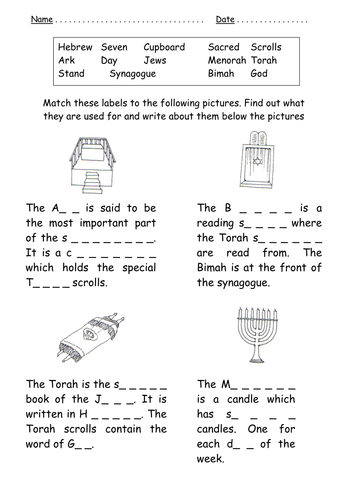 Research judaism artefacts