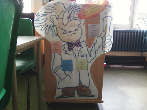 A giant scientist picture for your science display