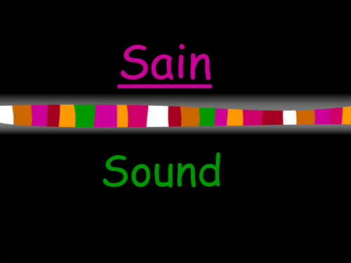 Describing qualities of sound in welsh