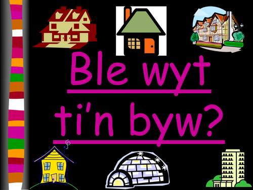 Ble wyt ti'n byw ppt Welsh