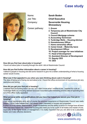 Chief Executive Case Study