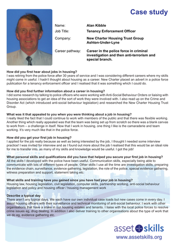 Tenancy Enforcement Officer Case Study