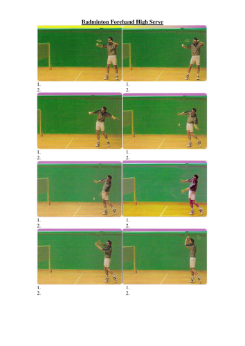 Badminton Coaching and Task Cards