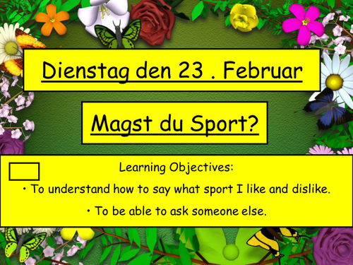 Magst du Sport? - opinions on sports