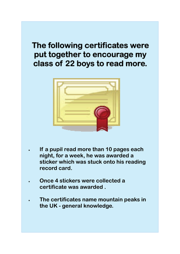 Reading Certificates