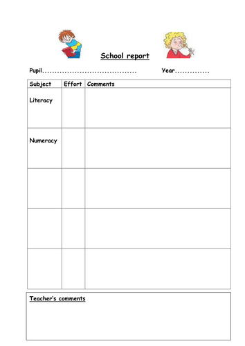 School report