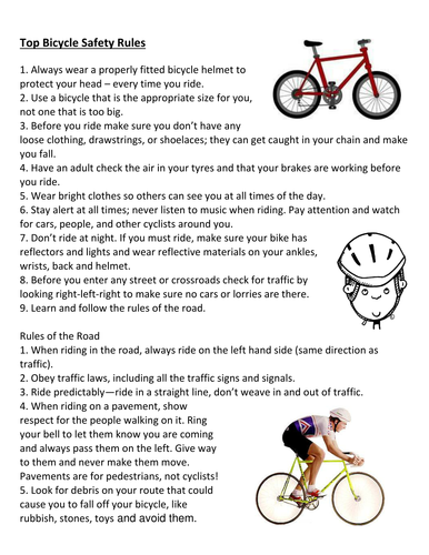 Cycle Training Resources