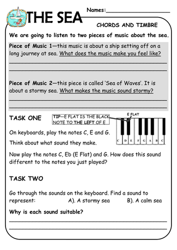 The Sea - Introduction to Scales