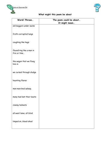 What might this poem be about?