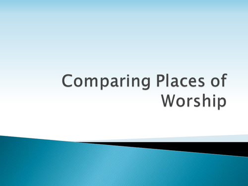 Comparing places of worship