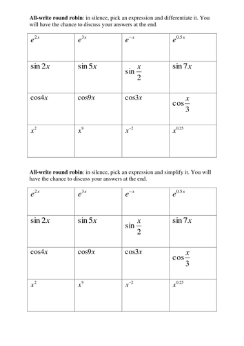 C3 Differentiation Write Round Robin