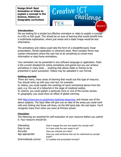 Creative ICT Competition - Round 2