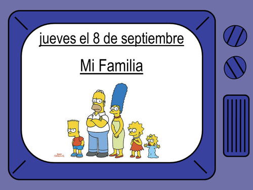 Mi Familia - LESSON