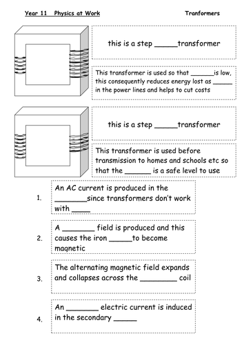 Transformers activity | Teaching Resources