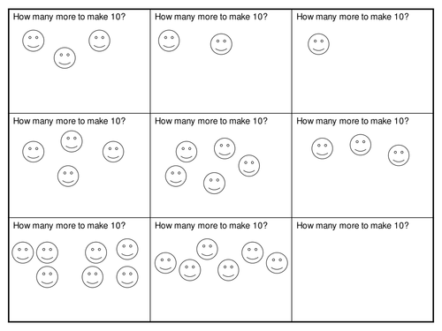 number bonds to 10 teaching resources