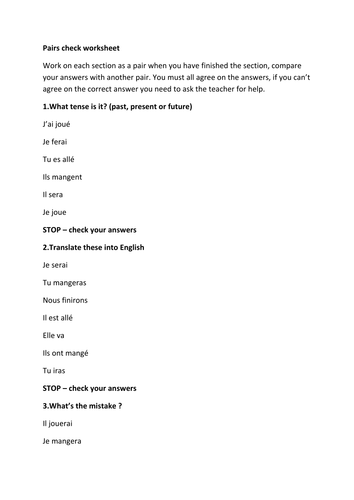 Future tense | Teaching Resources