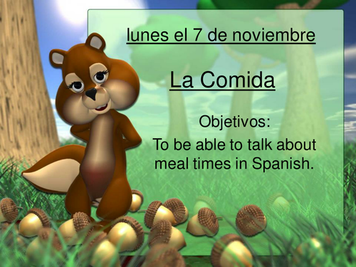 La Comida - LESSON