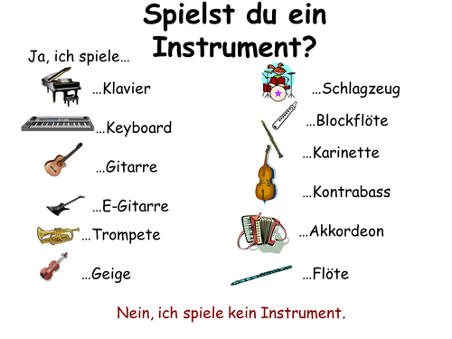 Spielst du ein Instrument?