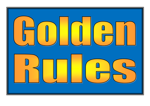 Golden Rules Display - editable
