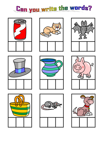 worksheets free c-v-c printable jof78 'Write TES CVC    by the Room' Resources Words  Teaching