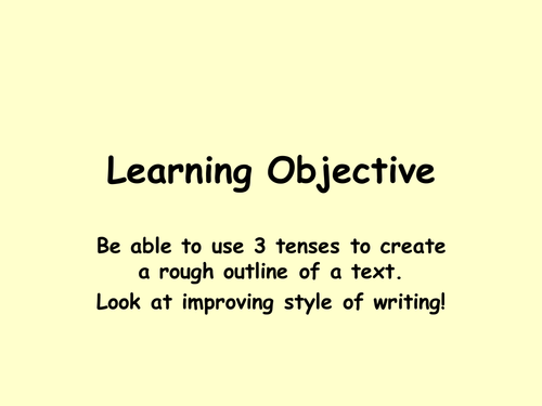 Improving writing skills