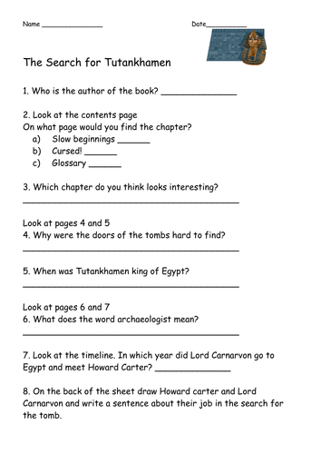 Literacy World comprehension sheet | Teaching Resources