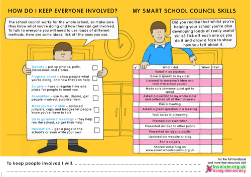 How school councils can keep people involved (pri)