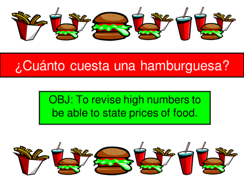Cuánto cuesta? - LESSON NUMBERS / PRICES