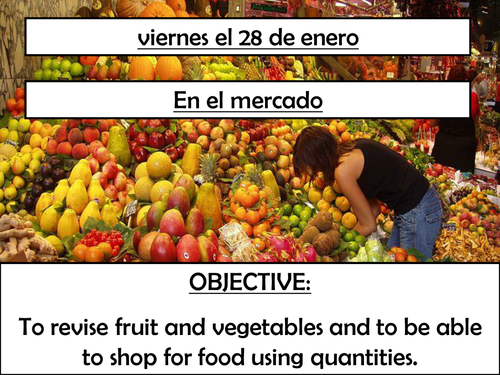 En El Mercado - LESSON