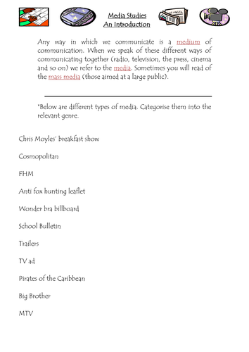 An introduction to media studies