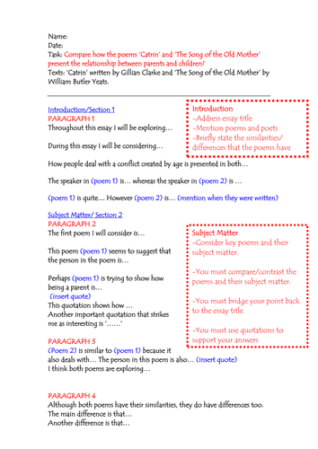 English language poetry image