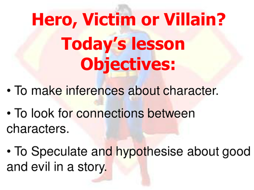 Frankenstein Hero/Villian full lesson Powerpoint