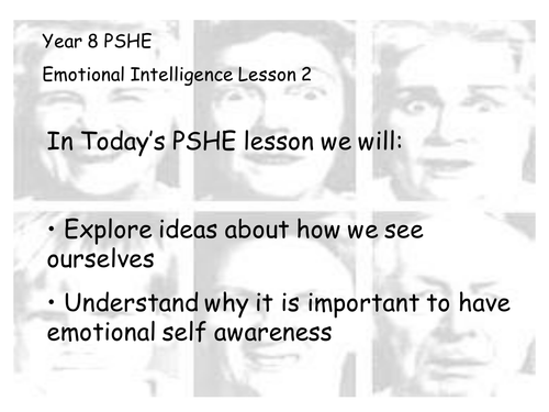 PHSE Full lesson powerpoint Emotional Intelligence