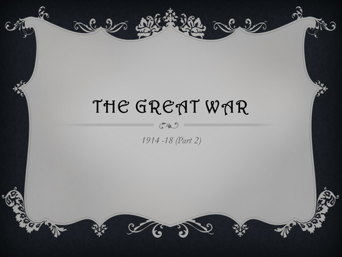 The Great War (2)