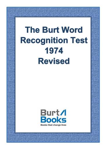 Word Identification And Spelling Test Manual