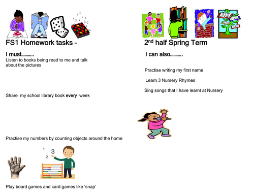 Kindergarten homework free image