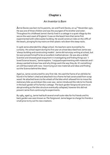 Biography of a Rollercoaster Inventor