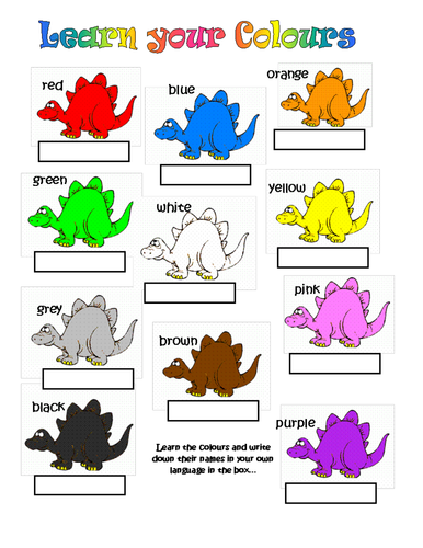 Learn your colours | Teaching Resources