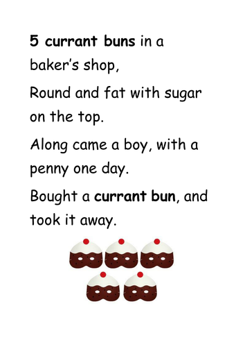 5-currant-buns-teaching-resources