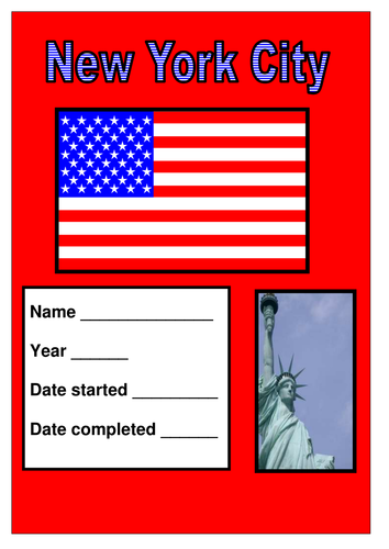New York City USA STATES FACT SHEET AND READING SK
