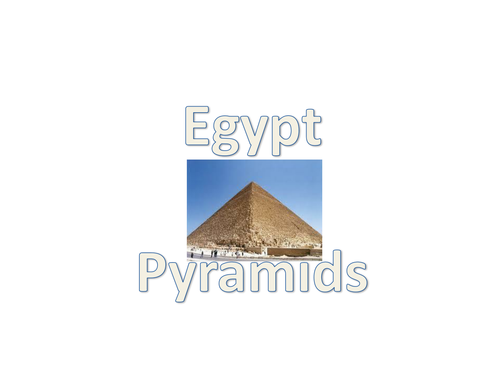 Egypt Presentation Pyramids materials