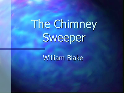 The Chimney Sweeper PowerPoint led tasks