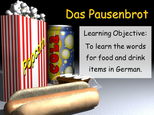 Das Pausenbrot - LESSON ON FOOD