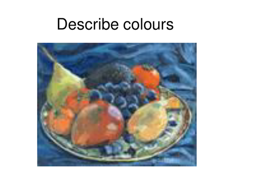 Still life Examples of fruit