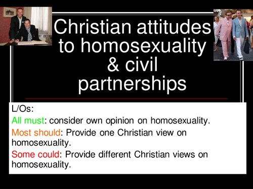 Christian Attitudes To Same Sex Marriage Teaching Resources 
