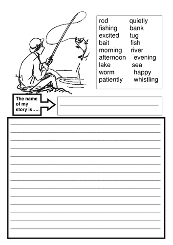 CREATIVE WRITING FISHING Write a paragraph