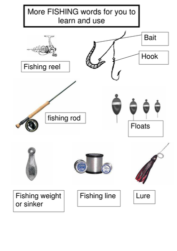 CREATIVE WRITING FISHING vocabulary and sentence c