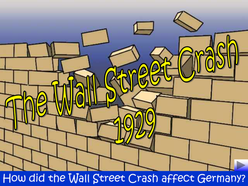 Wall Street Crash: Effects on Germany