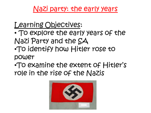 The Birth of the Nazi Party