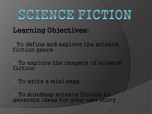 Intro To The Science Fiction Genre Teaching Resources